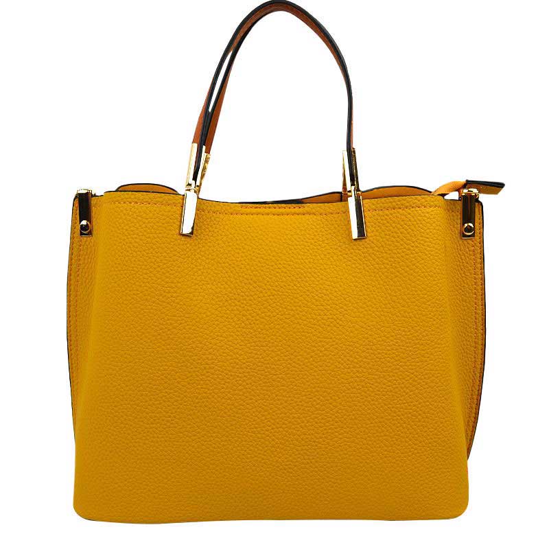 747E7B75-6A08-FD89-514D-B2268FDF8955 Elegant Mustard Yellow Tote Bag - Image 1