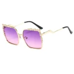 Chic Beaded Frame Sunglasses - Image 10
