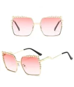 Chic Beaded Frame Sunglasses - Image 12