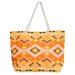 Patterned Canvas Tote Bag - Image 8