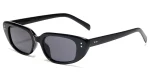 Elegant Black Cat-Eye Sunglasses - Image 2
