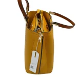 Elegant Mustard Yellow Tote Bag - Image 5