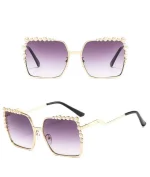 Chic Beaded Frame Sunglasses - Image 14