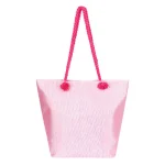 Chic Pink Striped Tote Bag