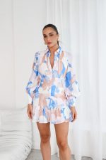 Abstract Pastel Dress