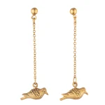 Charming Bird Chain Earrings