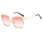 Chic Beaded Frame Sunglasses - Image 8