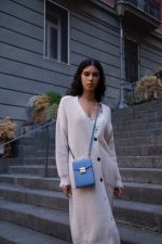 Chic Blue Crossbody Bag - Image 5