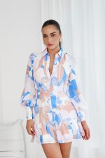 Abstract Pastel Dress - Image 4