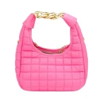 Chic Green Quilted Shoulder Bag - Image 8