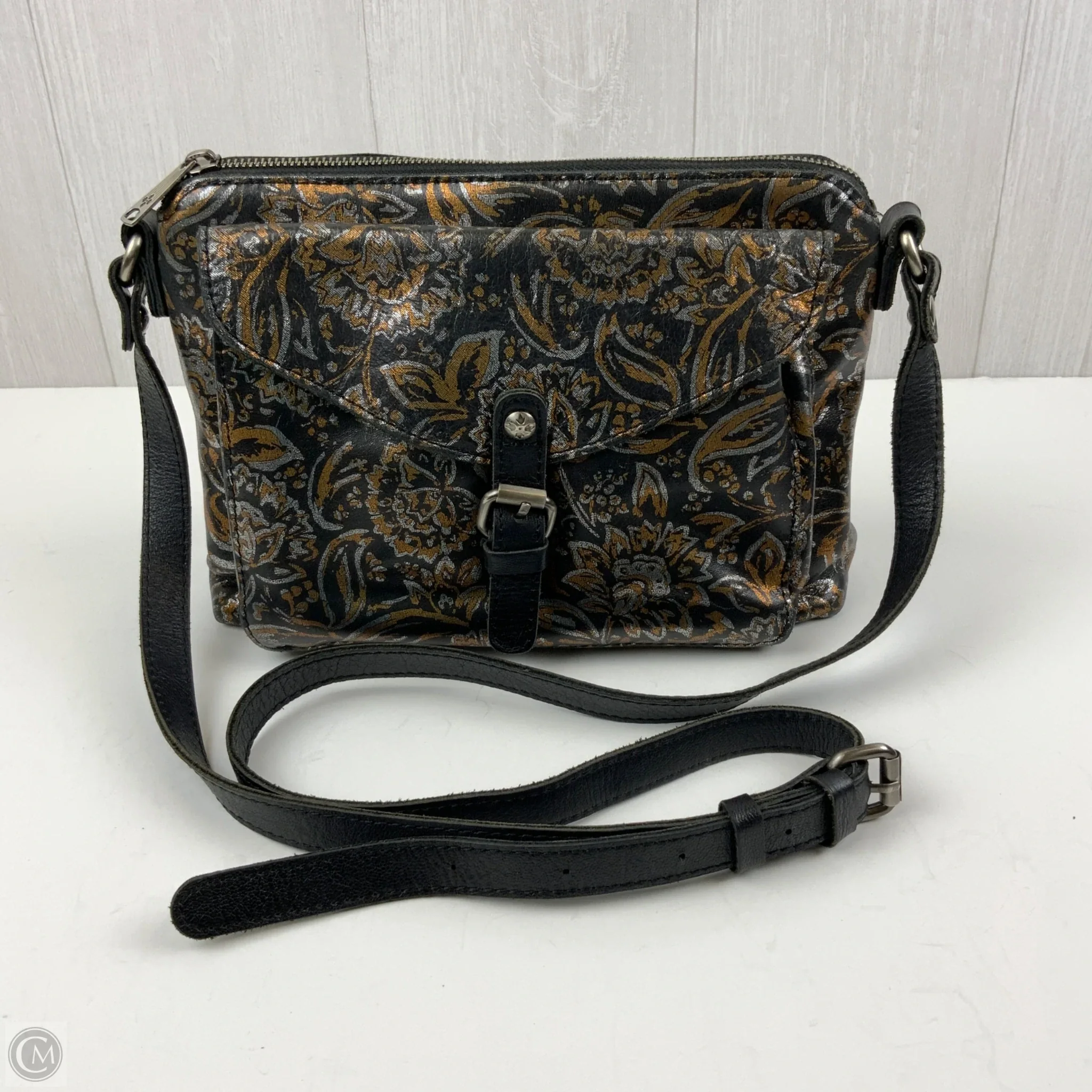 DDD77FC4-BDE8-BA33-D487-C620B1254A73 Elegant Floral Print Shoulder Bag - Image 1