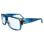 Stylish Oceanic Blue Eyewear - Image 2