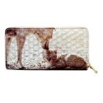 Charming Cat And Dog Printed Wallet - Image 3