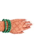 Elegant Green Beaded Bracelet - Image 4