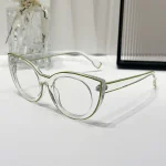 Vintage Pink-Edged Cat-Eye Glasses - Image 12