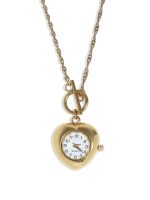 Heart Pendant Timepiece Necklace