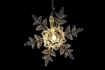 Christmas LED Curtain Snowflake Lights – UK