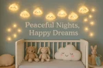 10 LED Cloud Fairy Lights – Battery Kids’ Nursery String Lights - Image 6