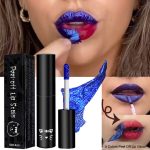 5 Colors Peel Off Lip Gloss Amazing Matte Velvet Lipstick Waterproof Lasting