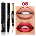 2 IN 1 Waterproof Matte Lipstick Pencil Lip Liner - Image 10