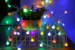 Multicolour Globe Fairy Lights – 6m 40 LEDs Battery Powered String Lights – UK - Image 2