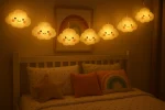 10 LED Cloud Fairy Lights – Battery Kids’ Nursery String Lights - Image 3