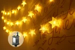 10FT 3M 20 LED Star String Lights – Warm White – UK