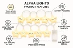 10 LED Star Fairy Lights – Battery Powered Warm White String Lights for Kids’ Rooms & Bedrooms - Image 7