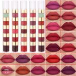 5 In 1 Matte Lipstick Kit Combo Strip Velvet Sexy  Lip Gloss Set - Image 2