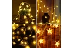 10FT 3M 20 LED Star String Lights – Warm White – UK - Image 3