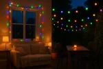 Multicolour Globe Fairy Lights – 6m 40 LEDs Battery Powered String Lights – UK - Image 11