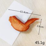5pcs Imitation Fried Chicken Nuggets Wings Leg French Fries Hair Clips - Image 8