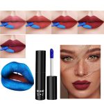 5 Colors Peel Off Lip Gloss Amazing Matte Velvet Lipstick Waterproof Lasting - Image 3