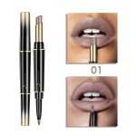 Sexy 16 Colors Double-end Wateproof Matte Lipstick Long Lasting Lip Liner 2 in 1 Lipsticks - Image 2