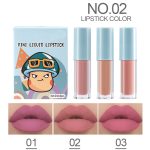 3Pcs Matte Liquid Lipstick Long Lasting Waterproof Velvet Lip Gloss Set - Image 2