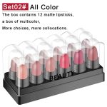 12Pcs Lipstick Mini Matte Lipstick Sets - Image 9
