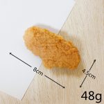 5pcs Imitation Fried Chicken Nuggets Wings Leg French Fries Hair Clips - Image 7