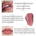 12Pcs Velvet Matte Liquid Lipstick Set, Waterproof Long Lasting Non-Stick Cup - Image 3