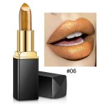 Waterproof Nude Glitter Lipstick 9 Colors - Image 11