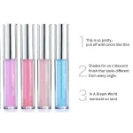 6 Colors Glitter Liquid Lip Gloss Mermaid Lip Gloss - Image 12