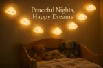 10 LED Cloud Fairy Lights – Battery Kids’ Nursery String Lights - Image 7