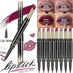 Sexy 16 Colors Double-end Wateproof Matte Lipstick Long Lasting Lip Liner 2 in 1 Lipsticks - Image 5