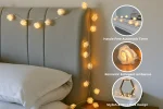 4m White Rose Flower LED Battery Fairy String Lights – UK - Image 14