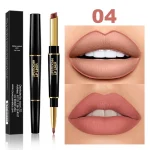 2 IN 1 Waterproof Matte Lipstick Pencil Lip Liner - Image 6