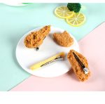 5pcs Imitation Fried Chicken Nuggets Wings Leg French Fries Hair Clips - Image 4