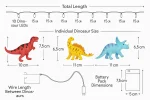 10 LED Dinosaur Fairy Lights – Battery Kids’ Bedroom String Light - Image 9
