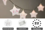 10 LED Star Fairy Lights – Battery Powered Warm White String Lights for Kids’ Rooms & Bedrooms - Image 5