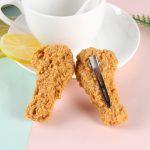 5pcs Imitation Fried Chicken Nuggets Wings Leg French Fries Hair Clips - Image 6