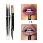 Sexy 16 Colors Double-end Wateproof Matte Lipstick Long Lasting Lip Liner 2 in 1 Lipsticks - Image 17