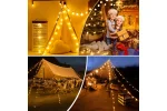 10M 100 LED Globe String Lights – Plug-In Outdoor Fairy Lights for Garden, Gazebo, Bedroom & Events - Image 6